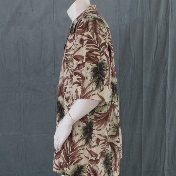 Retro Hawaiian Shirt - By Ho Aloha - Vibrant Floral Theme - Men's 2 XL - Picture 7 of 11